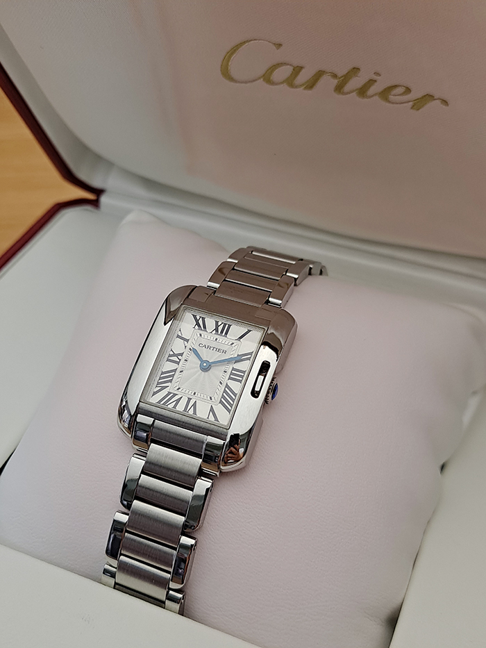 Cartier Tank Anglaise Small Ladies Wristwatch Ref. W5310022